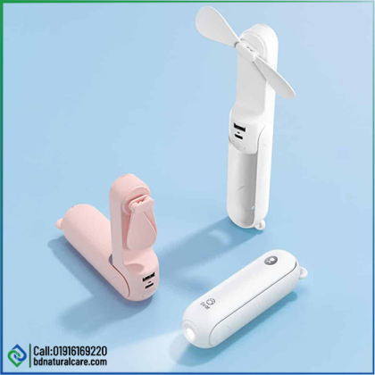 JISULIFE F8X Mini Fan Portable Fan 4800mAh