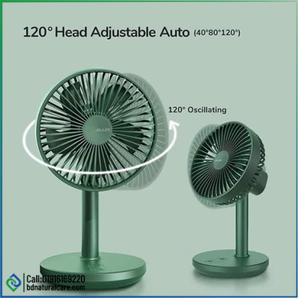 JISULIFE FA13P Oscillating Extendable Desk Fan
