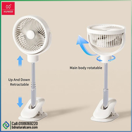 XUNDD XDOT-063 Multi-Functional Clip Fan – 6000mAh